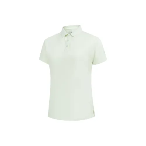 QIAODAN Sports Life Collection Поло Женское Туманный Ярко-зеленый