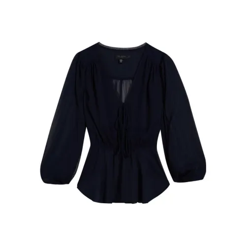 Ted Baker Темно-синие Женские Рубашки