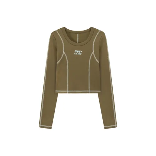 CHUU Длинный рукав Т-рубашка Женская