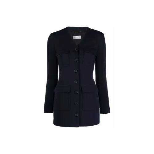 SAINT LAURENT Синие Женские Куртки