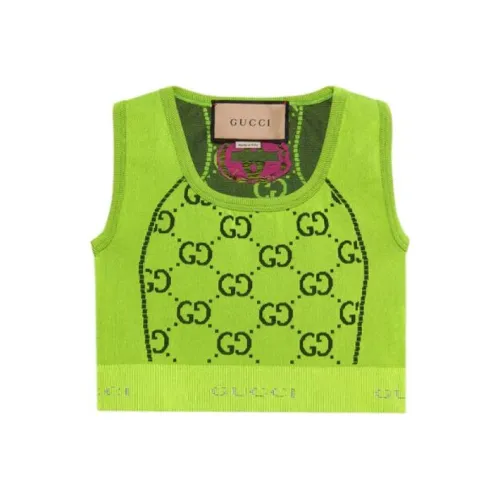 GUCCI Зеленые Женские Камисоли