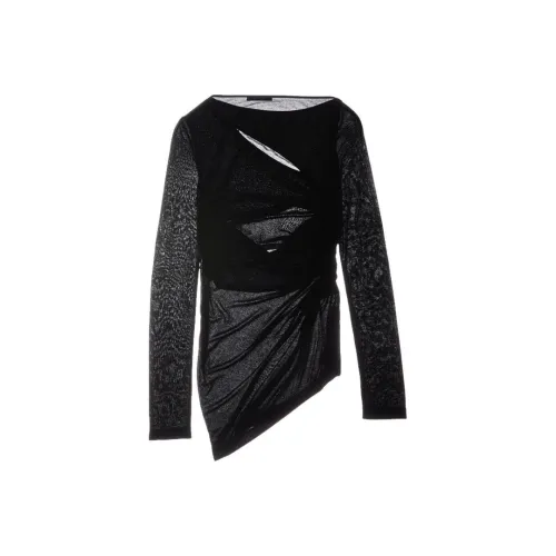 Helmut Lang Черные Женские Т-рубашки