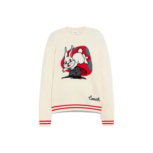 COACH x WHITE RABBIT Coach X White Rabbit FW22 Свитер Женский Экрю