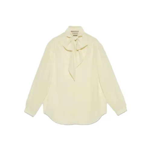 GUCCI Слоновая кость Женские Рубашки