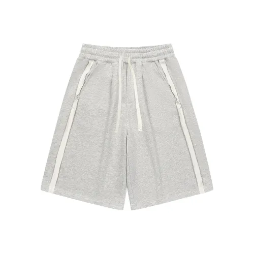 EMPTY REFERENCE Повседневные шорты унисекс серого цвета