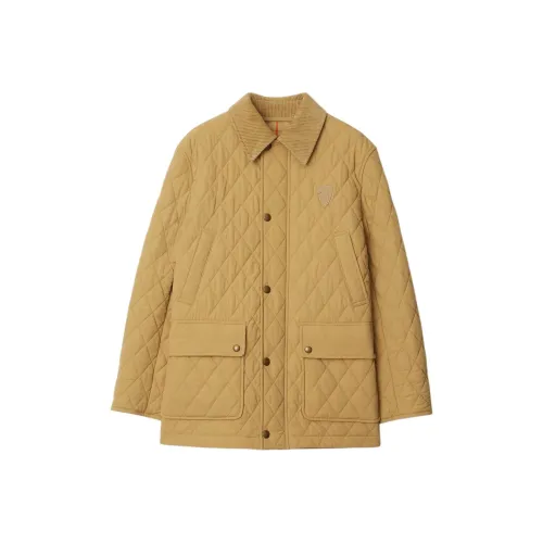 Burberry FW24 Куртки и Пальто Женские Earth Желтый