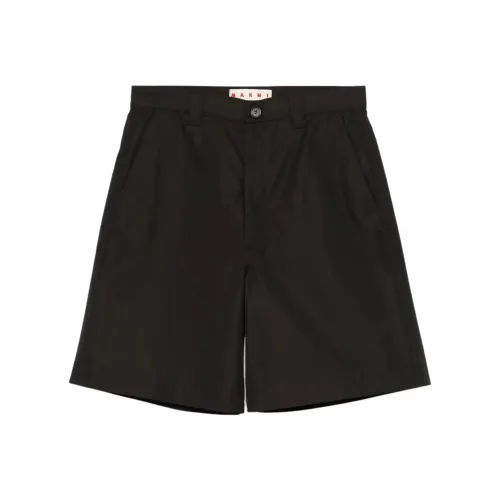 MARNI SS25 Повседневные шорты Мужские Черные