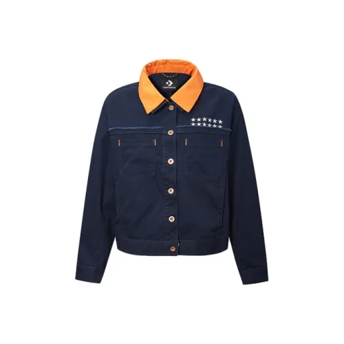 Конверс Синий Женские Куртки