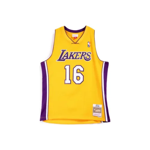 MITCHELL NESS x NBA Баскетбольная Джерси Мужская Золотая