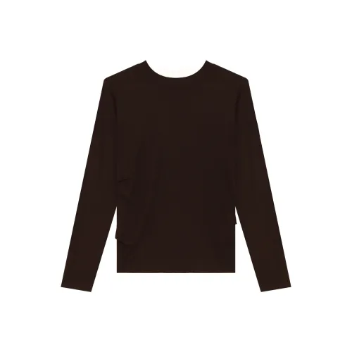 THE SEA LIFE T-рубашка Женская Какао-коричневый