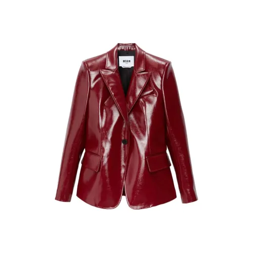 MSGM FW24 Куртки и Пальто Женские Красный