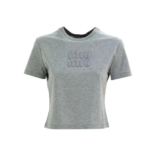 MIU MIU Серые Женские Т-рубашки
