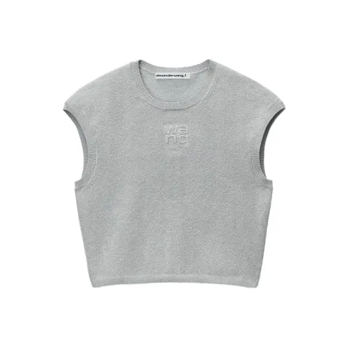 Alexander Wang T-рубашка Женская Серебряная