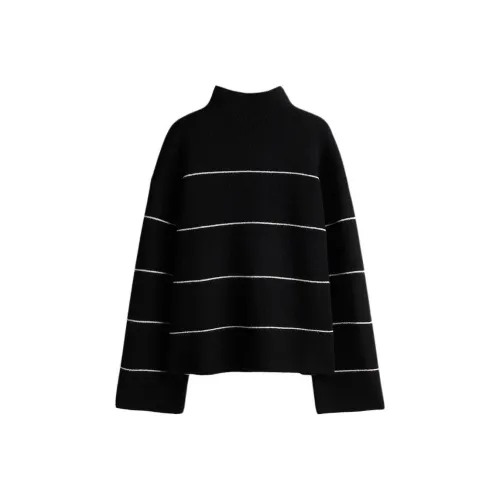 H&M Черные полосы Женские Трикотаж