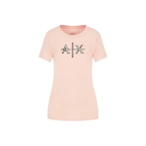 EMPORIO ARMANI SS23 T-Shirt Женская Розовая