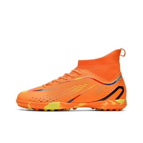 Binary TF Шипы Амортизация Устойчивость к истиранию Легкие Футбольные бутсы Унисекс Оранжевый