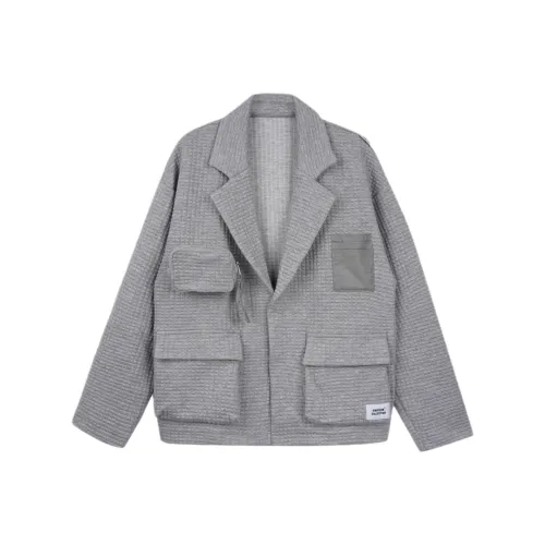 ONOFFON Куртки Пальто Унисекс Легкий Серый