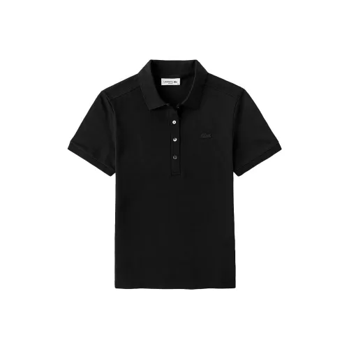 Lacoste Поло Женское Черное
