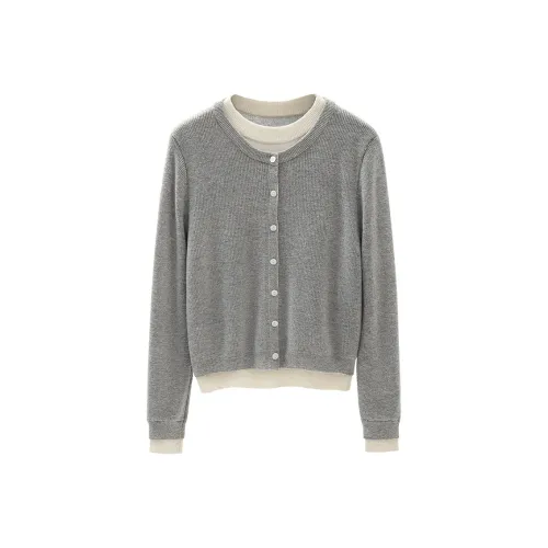 Cypress House Трикотаж Женский Светло-Серый