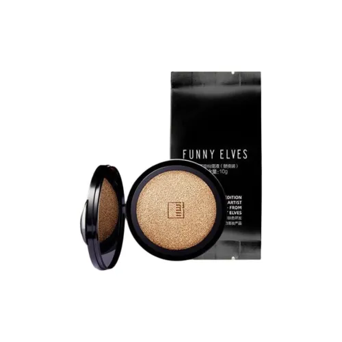 FUNNY ELVES Однослойная замена заправка воздушные подушки не кейковый без переноса безупречный увлажняющий контроль жирности 10 г