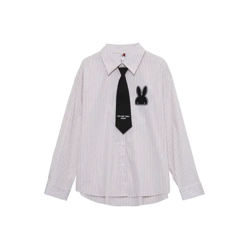 MUGUOGUOMU Рубашка Женская Желтая Полоска