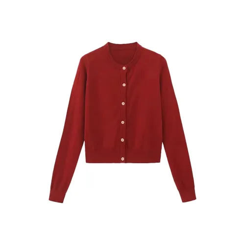 Wbwq Бургундский Женский Трикотаж