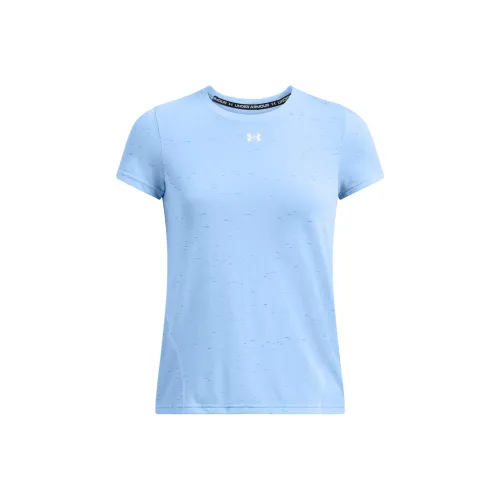 Under Armour Vanish Seamless Стандартная T-рубашка Женская Небесно-голубая