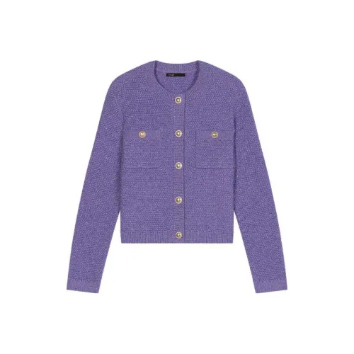 Maje Фиолетовый Женская Трикотажная Одежда