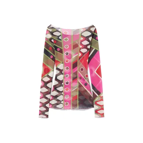 EMILIO PUCCI T-рубашка Женская Красная