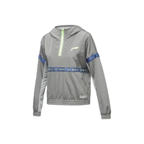 LINING RUNNING Collection Куртка Женская Серого цвета