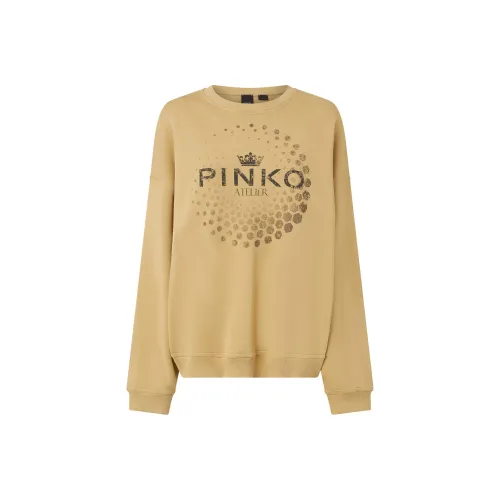 PINKO SS24 Свитшот Женский Бежевый