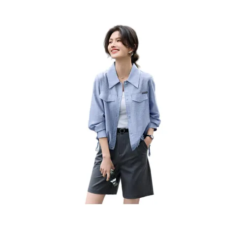 XWI SS24 Рубашка Женская Небесно-Синий