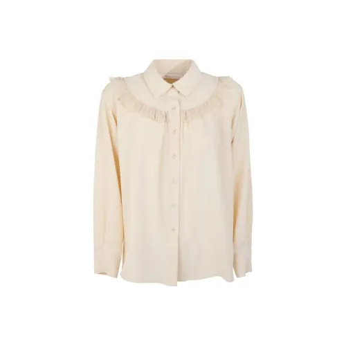 See By Chloe Рубашка Женская Айвори Белая
