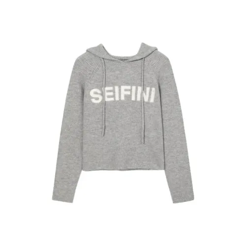 SEIFINI Серый Женские Свитшоты