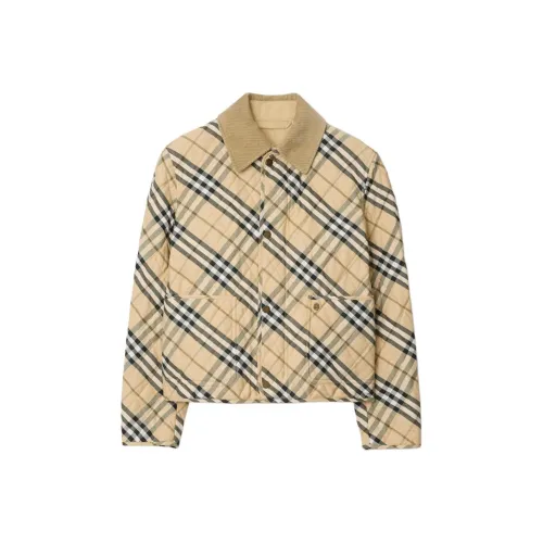 Burberry Куртки Пальто Женские MILLET С рельефом Желтый