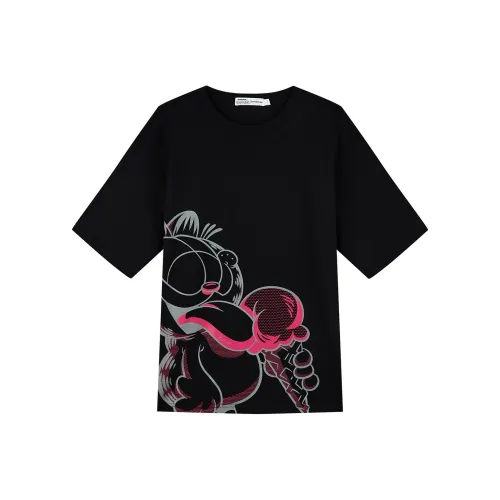 FUN X Garfield Черные Женские T-рубашки