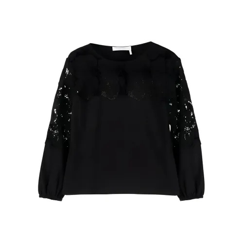 SEE BY CHLOE Черные Женские Свитшоты