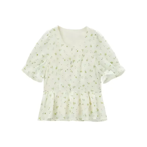 EICHITOO Трикотаж Женский Экрю Узор