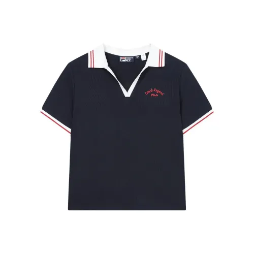 FILA Легендарный синий Женские Поло