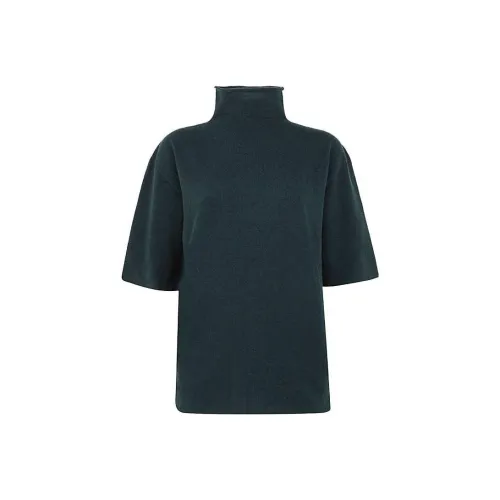 JIL SANDER Темно-зеленый Женские кашемировые свитеры