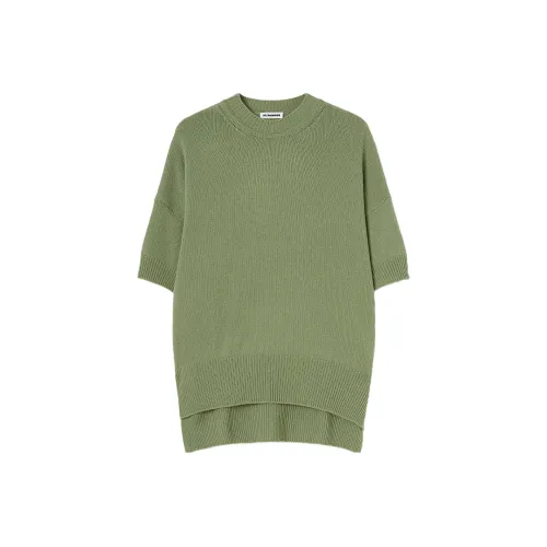 JIL SANDER Зеленый Женские Кашемировые Свитеры