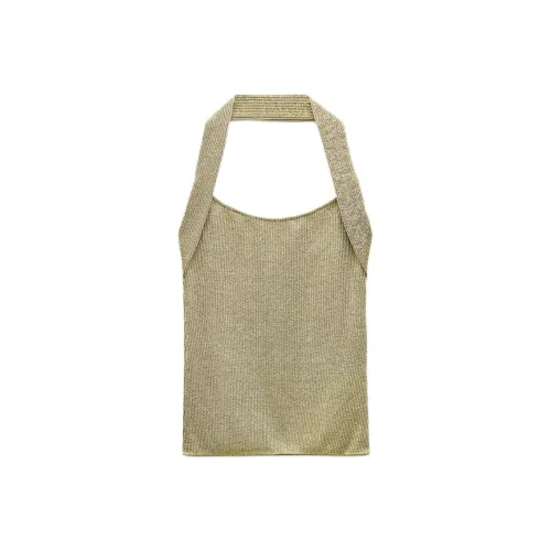 ZARA Желтые Женские Футболки