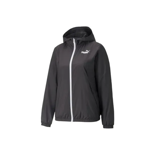 PUMA Essentials Твердая ветровка Женская Куртка Женская Черная