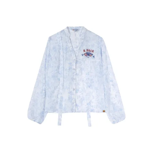 B.Duck Рубашка Женская Светло-Синяя