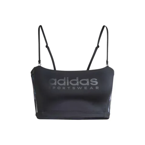 Adidas Tiro Летний Топ-тубус с съемными бретелями женские черный