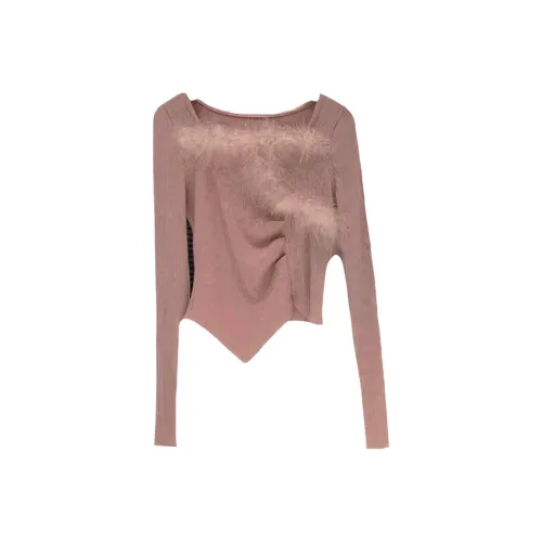 PAIN OR PLEASURE Трикотаж Женский Розовый