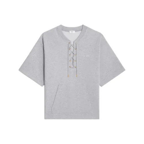 CELINE SS24 Стандартная T-рубашка Женская Смешанная Серый