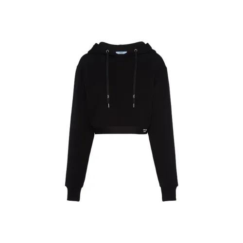 PRADA RE Нейлон Толстовка Женские Черный