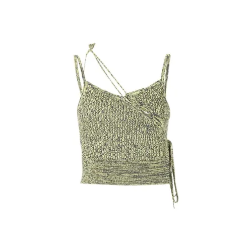 Christopher Esber Топ на бретелях Женский Зеленый