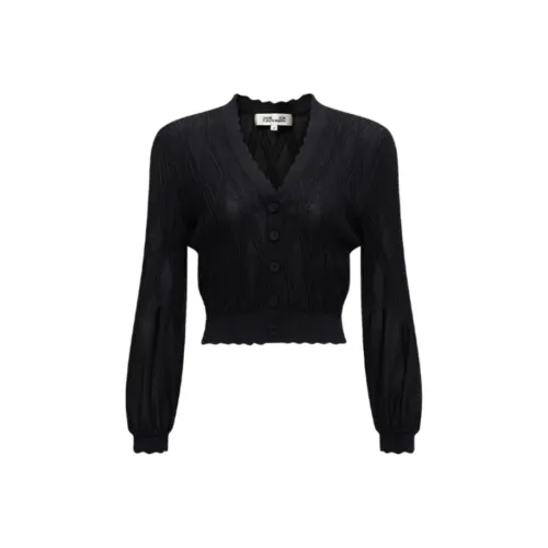 DVF Diane Von Furstenberg FW24 Трикотаж Женский Черный